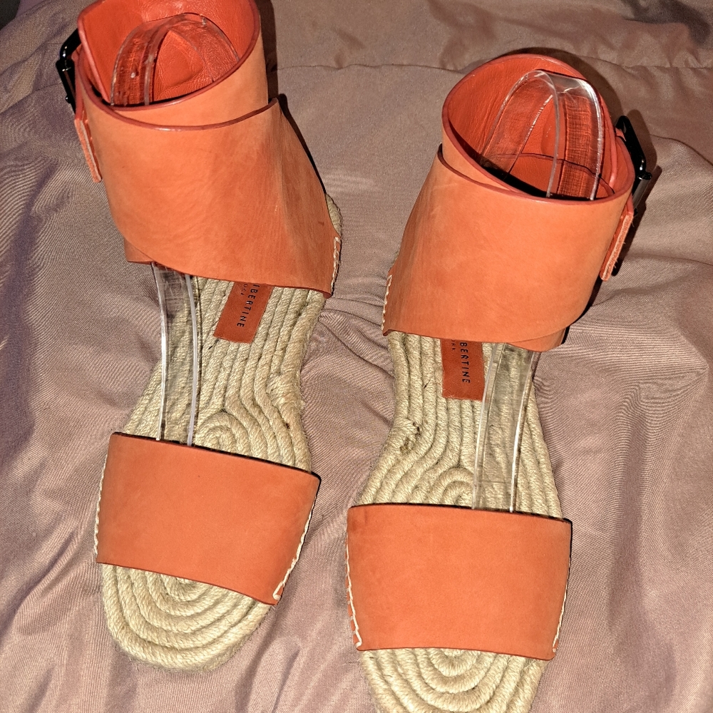 - Saint + Libertine Leather Espadrille Sandals